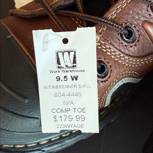 NWT Thorogood Brown and Black Men's Boots - Picture 8 of 8